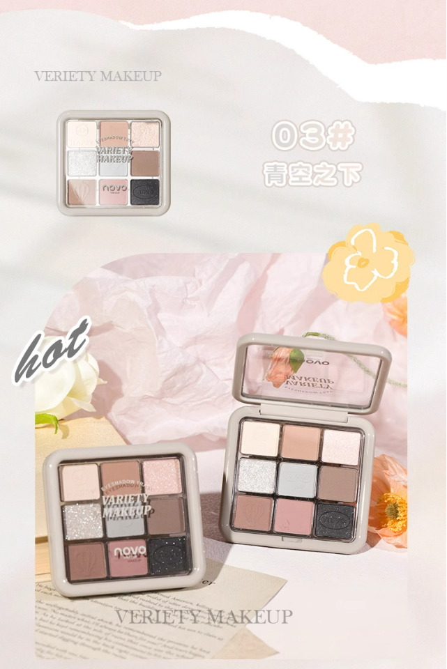 NOVO Spring Day 9-color Eye Shadow