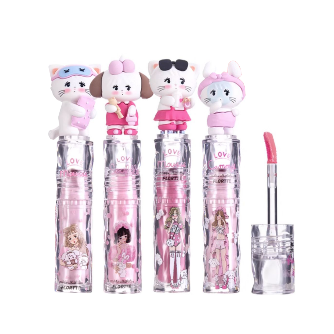 FLORTTE x MIKKO Co branded Ice Lip Glaze