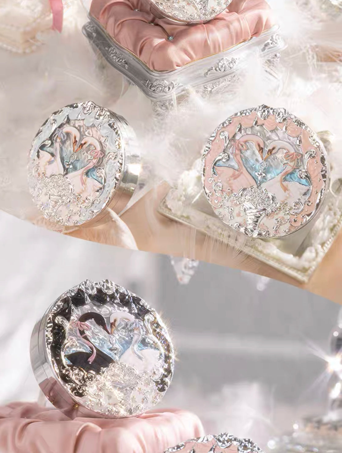 Flower Knows Swan Ballet Series  Blush