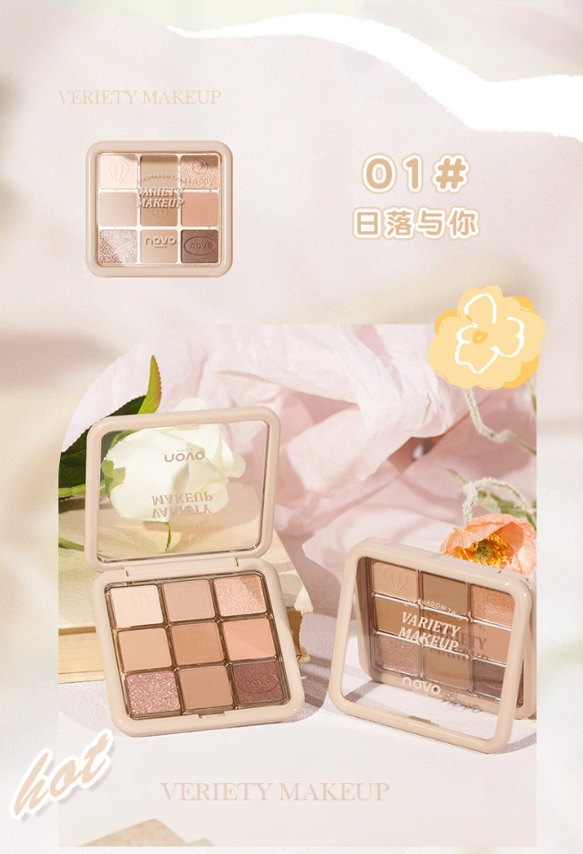 NOVO Spring Day 9-color Eye Shadow