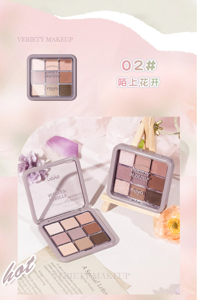 NOVO Spring Day 9-color Eye Shadow