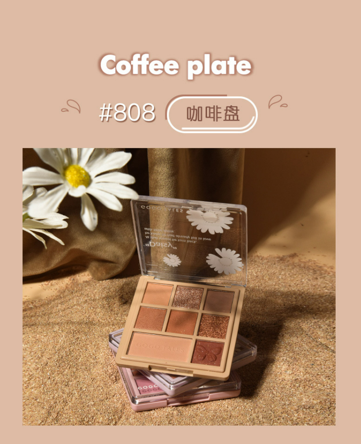 Gogotales Small Chrysanthemum Eye Shadow Plate